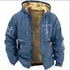 Men's Lamb Fleece Hoodie: Velvet-Lined, Thickened, Autumn/Winter, Casual Sportswear Jacket