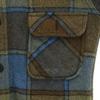 TOWNCRAFT 60s Vintage Triangle Tag Check Pattern Long Sleeve Wool Shirt S Men's Used