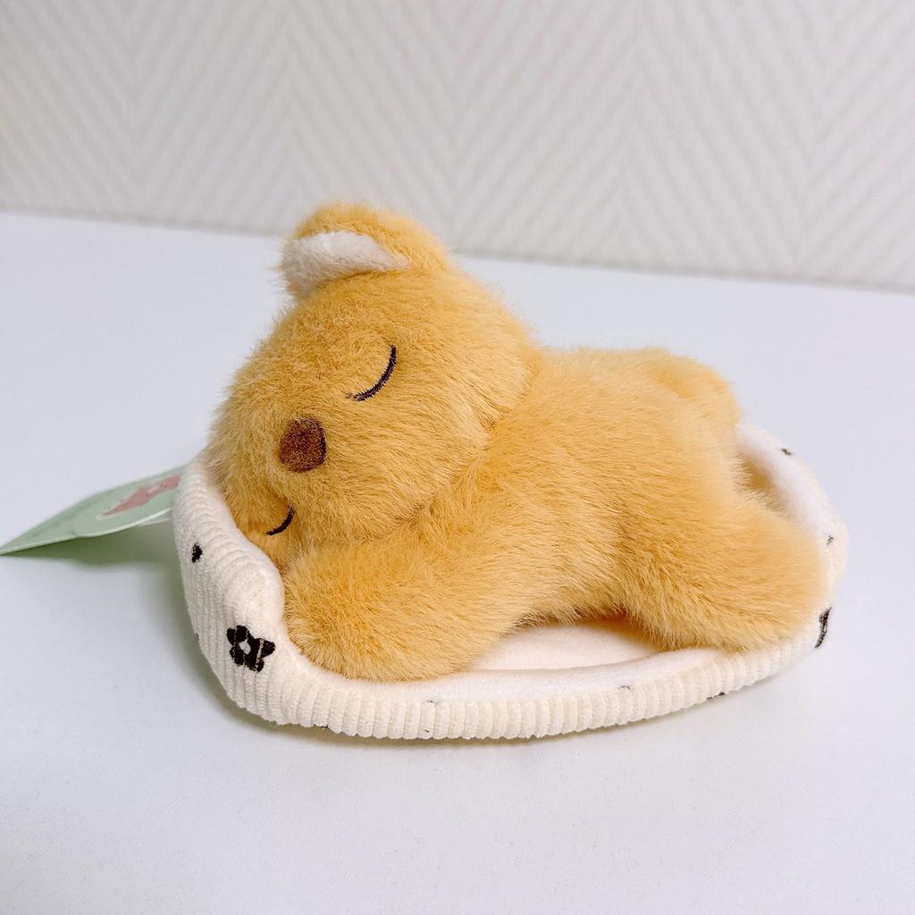 Cuter Panda Elephant Fox Plush Dolls With Lie In The Nest Design For Kids Napping And Play