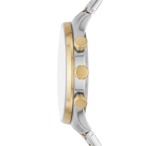 Fossil Sullivan BQ2693 Men's Watch, Silver & Gold