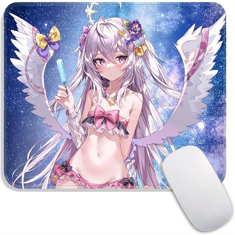 Anime Mouse Pad Small Gaming Mousepad Azusa Aris Himari Marina Iori Gamer Standard MousePads PC Compact Non-Slip Office Mousemat
