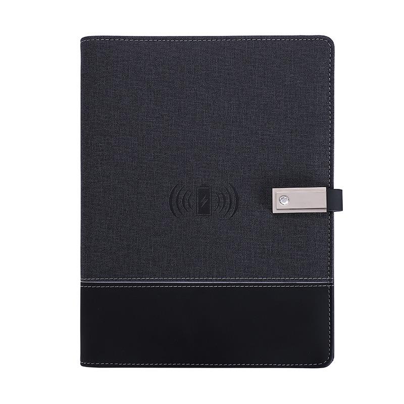 Creative Power Bank Notebook with Digital Display and Charging Feature