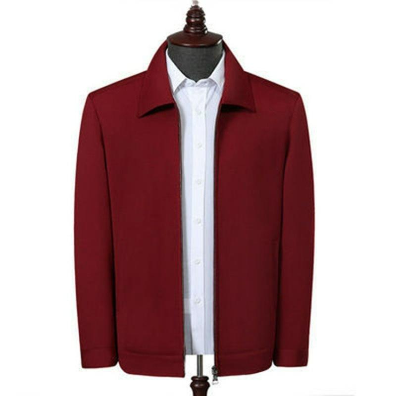 Men's Jackets, Men's Spring and Autumn Lapel Jackets, Men's Dad Wear Tops, Men's Casual Jackets
