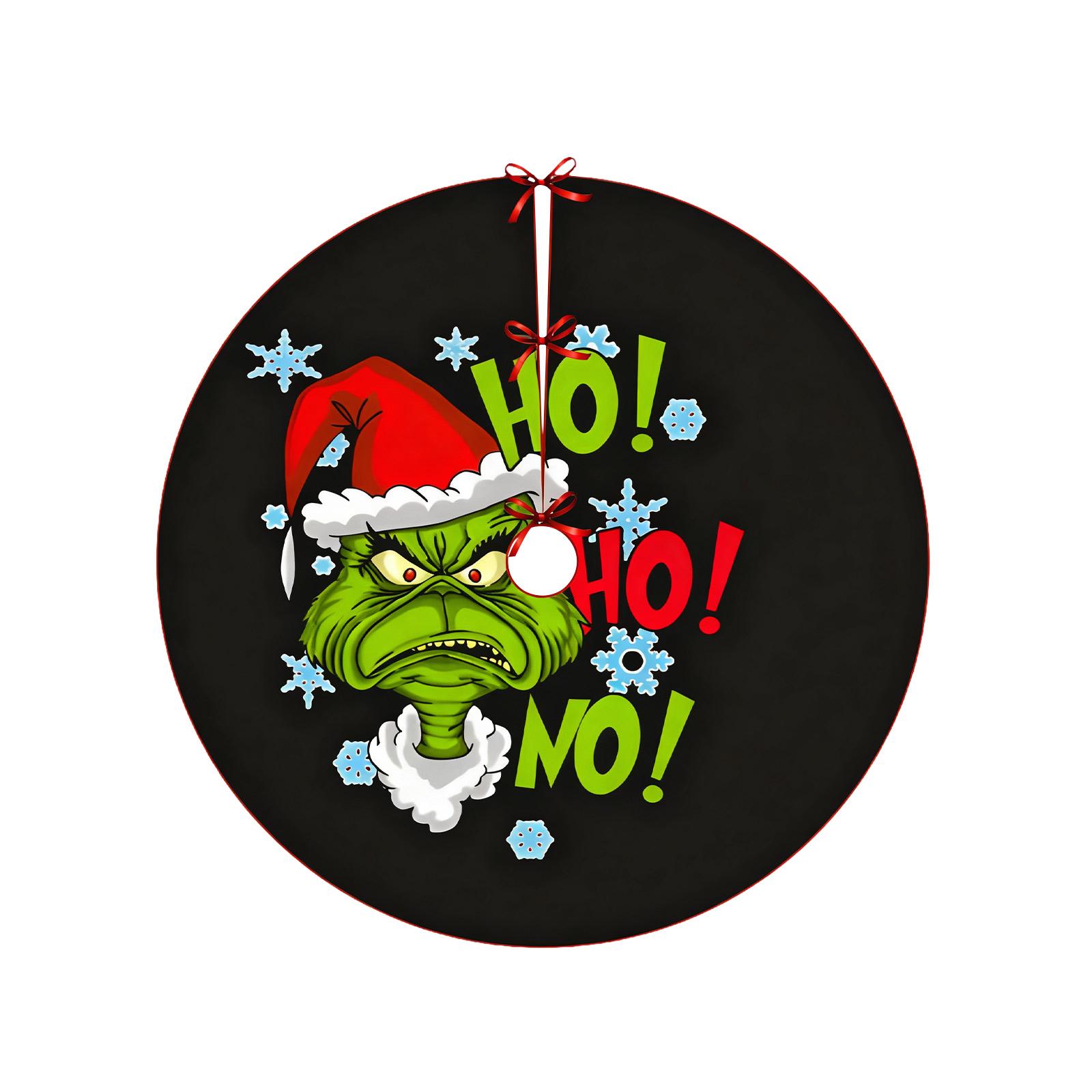 

Christmas Tree Skirt Handicrafts, Christmas Decorations, Printed Ornaments, Christmas Supplies. One Size