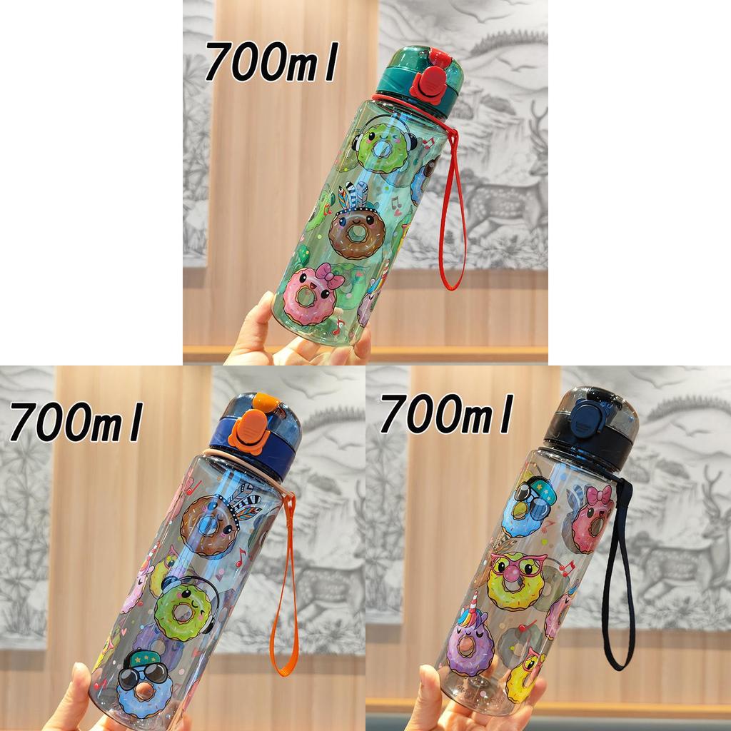 Cartoon Kids Water Cup With Sealing Leakproof Pc Material For Outdoor And Home Use