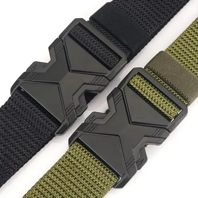 2025 New Outdoor Tactical Buckle Nylon Belt for Men and Women