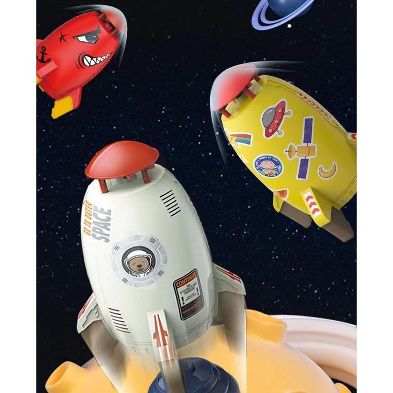 Conjunto de Brinquedos Aspersor de Água Foguete Espacial para Crianças