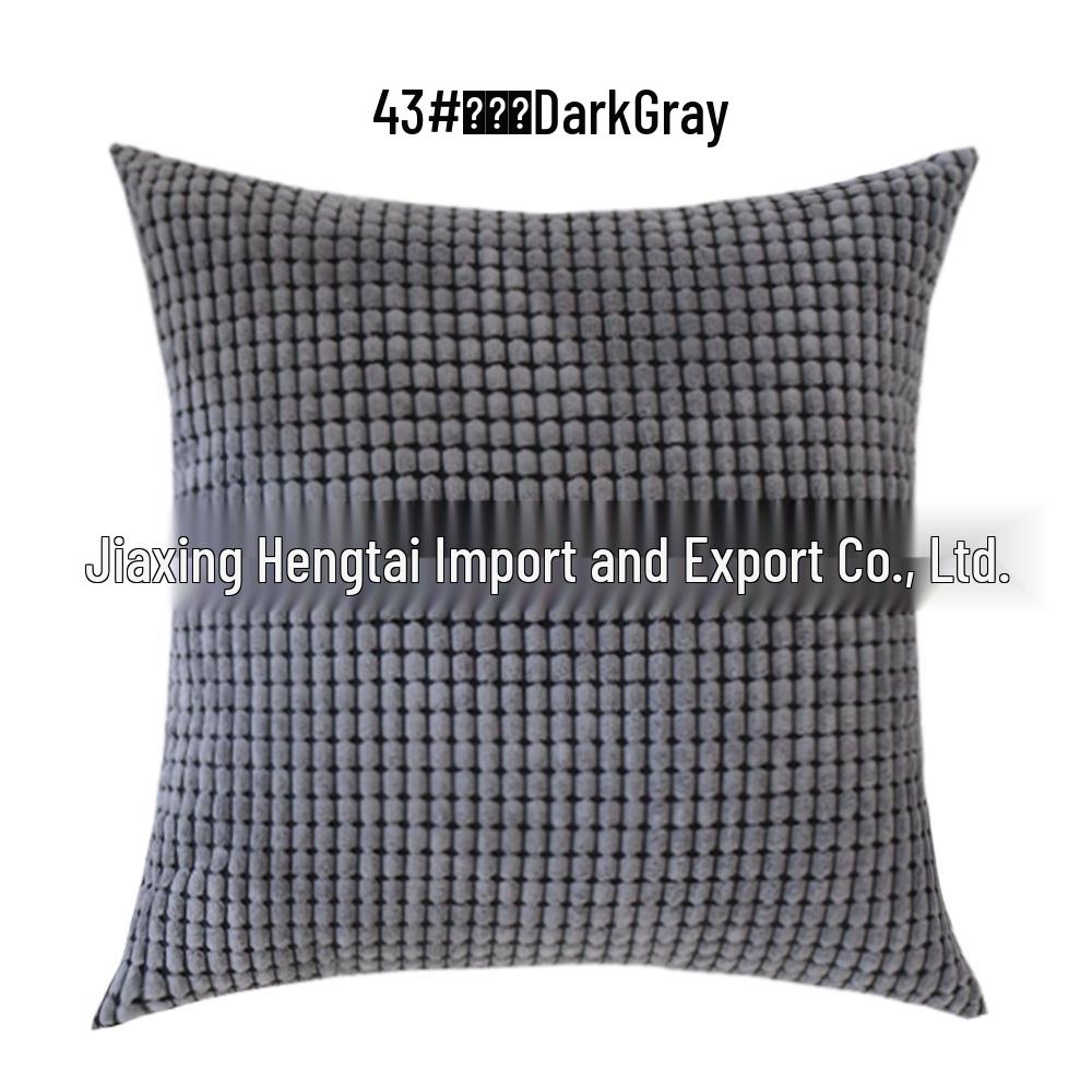 Corduroy Plush Velvet Sofa Throw Pillow Cover Cushion Cover