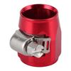 AN6 Aluminum Alloy Hose Finisher Clamp Connector for Fuel Oil Diesel Gas Air and Water Hose PipeRed