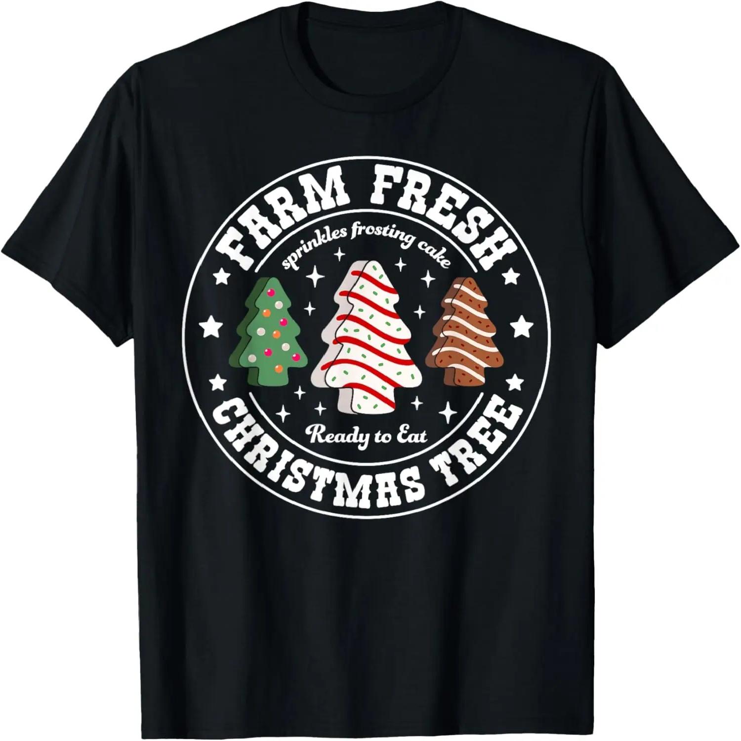 Farm Fresh Christmas Tree Debbie Becky Jen Snack Cake Lover T-Shirt S