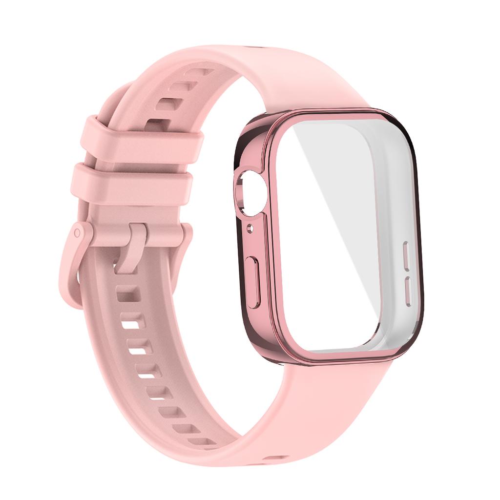 Für Huawei Watch Fit 3 Armband Weiches Silikon Sportuhrband + TPU Weiche Hülle Atmungsaktives Smartwatch Armband Für Huawei Fit3 Correa