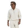 Men's Casual Half-Zip Pullover Sweatshirt for Everyday Wear