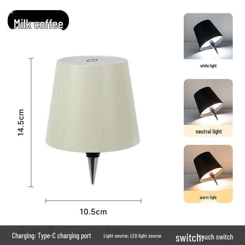 

Перезаряжаемая светодиодная лампа для винной бутылки с трехцветным диммированием