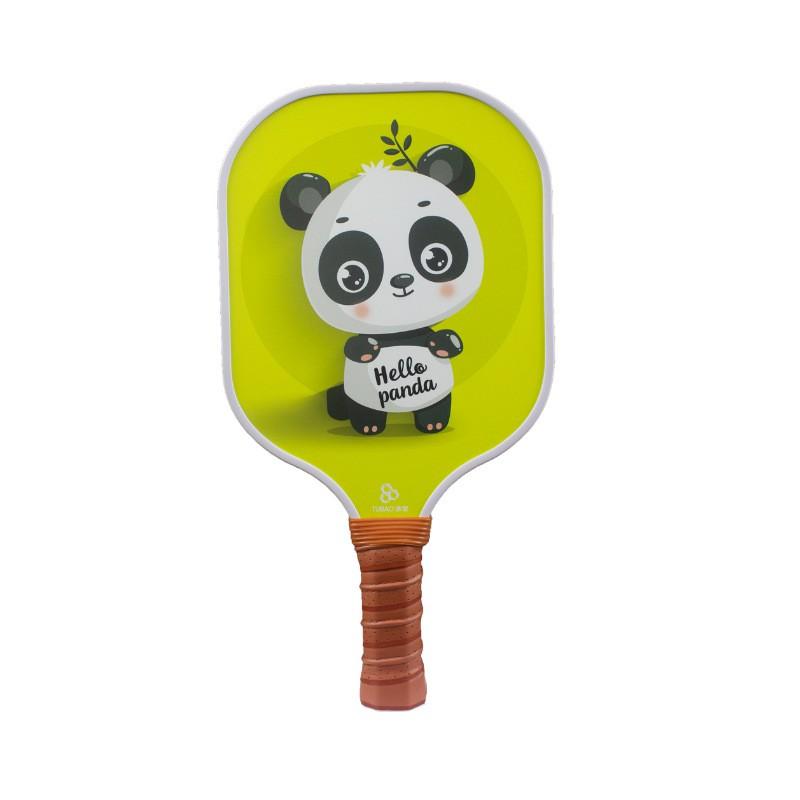 Kids Pickleball Paddle Set With 4 Balls Net Bag Lightweight Honeycomb Composite Outdoor Family Sport