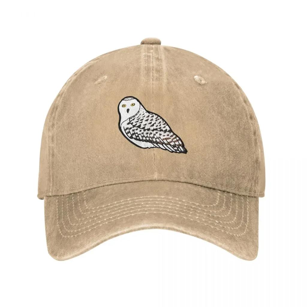 Snowy Owl Baseball Cap Custom Caps Cute Golf Unisex Womens