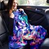 1pc Magic Potion Two Unicorns Blanket, Soft Warms, Living Room, Travel, Camping, Car Blankets, Beach