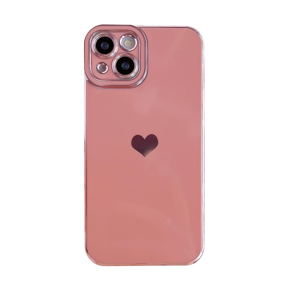 Angel eye electroplating side 15/16 with picture Apple soft case XR solid love for iPhone17ProMax