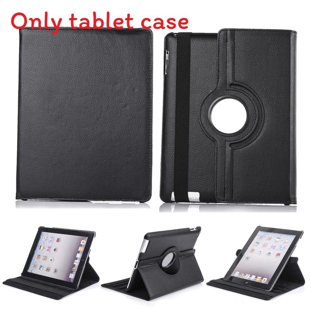 

Apple Ipad Leather Rotatable Case With Sleep Function For Kids And Teens Black Mini3