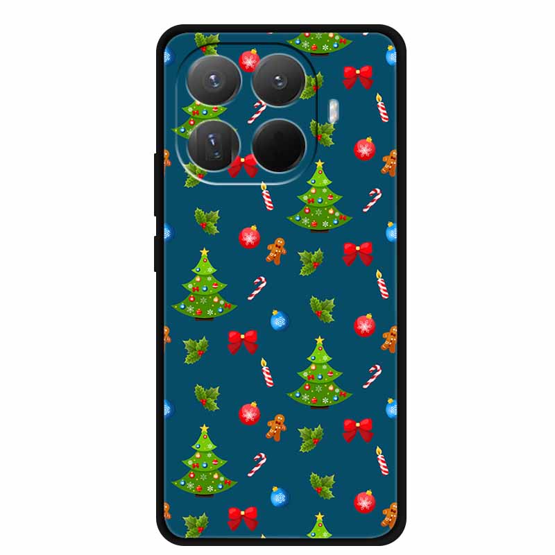 Christmas Phone Cases for Xiaomi 15T Pro 5G Case Protector TPU Silicone Soft Bumper Christmas Tree for Mi 15T Pro 5G Cover Coque