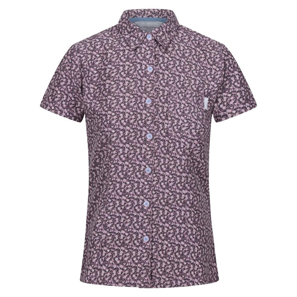 Regatta Womens/Ladies Mindano VIII Ditsy Print Short-Sleeved Shirt