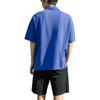 Anta Solid Color Pullover Casual Short Sleeve Polo Shirt Men tops May-Blue 952228103
