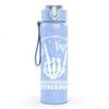 1PC Minimal Plant White Line Sketch Print 750ml Color Plastic Sports Water Bottle Leakproof Flip Straw Lid Suitable for Sports Office Home Use