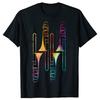 Funny Retro Trombone Jazz Graphic T-shirts Men Women's Fashion Casual Tshirt 100% Cotton Loose Oversized Music T Shirt