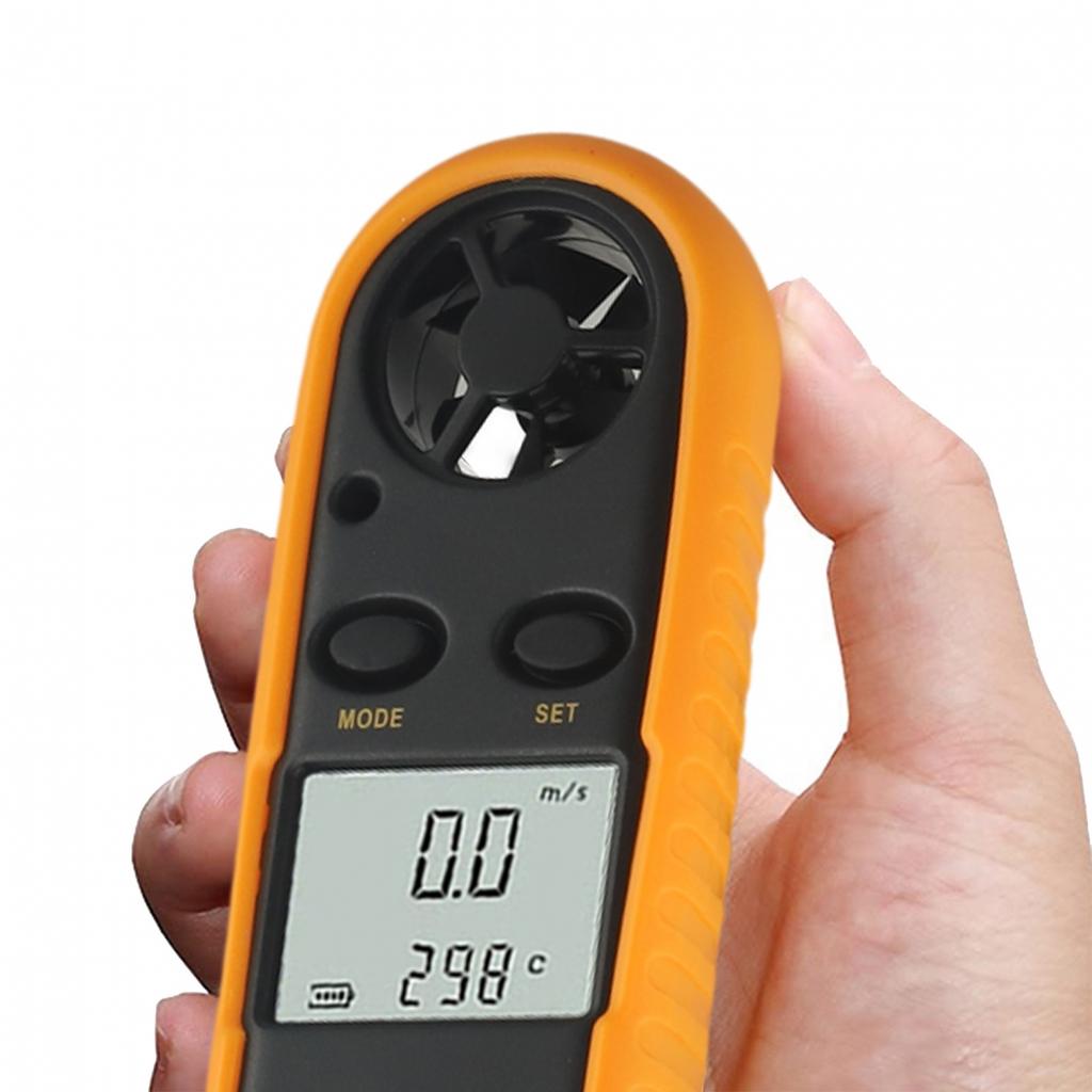 Digital Anemometer Handheld Wind Speed Tester Pocket Anemometer