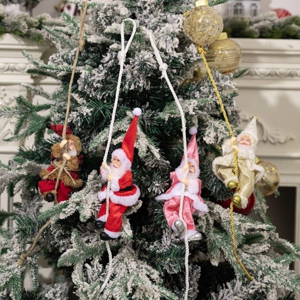 Cartoon Santa Claus Hanging Pendants Xmas Decorations Christmas Tree Ornament  for 2025 Xmas