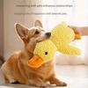 Interactive Plush Duck Dog Toy with Squeaker – Durable Chew Toy for Small To Medium Dogs, Fun Barking Sound for Playtime & Teeth Grinding