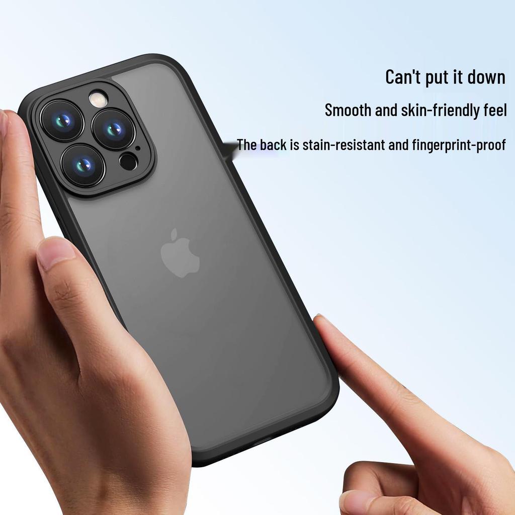 Ultra-Thin Matte iPhone 14 Pro Max Case with Full Lens Coverage & Anti-Drop Protection