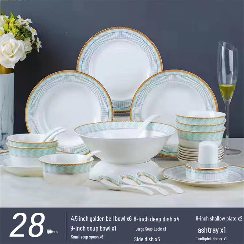 Jingdezhen Ceramic Dinnerware Set