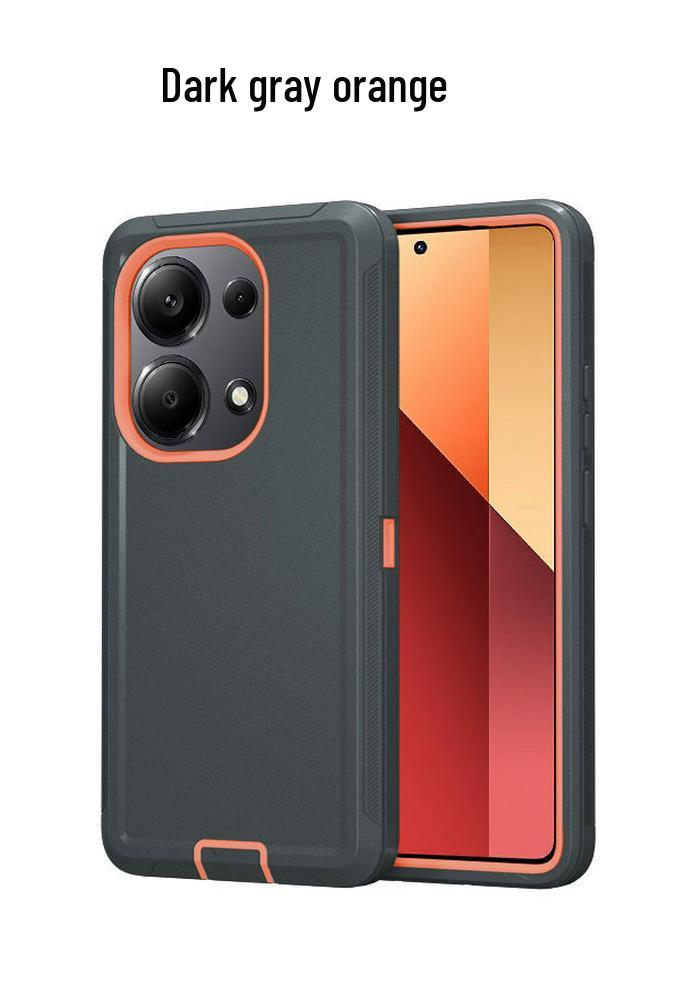 Redmi Note 13 Pro & POCO M6 Pro Anti-Drop Full-Coverage Protective Phone Case