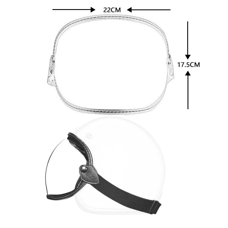 

Пузырчатое зеркало ретро шлем линза мотоцикл переднее стекло очки полушлем очки ветровое стекло маска универсальный высокая четкость прозрачный