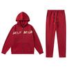 Trapstar Embroidered Hoodie & Sweatpants Set - Unisex Winter Velvet Trend