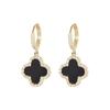 New Korean Style Earrings Ear Studs Lucky Four-Leaf Clover Ear Clips INS High-End Feel Ear