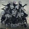 Military Ghost Squad Building Blocks – Special Forces Soldier Mini Figures, DIY Tactical Army Toys with Equipment