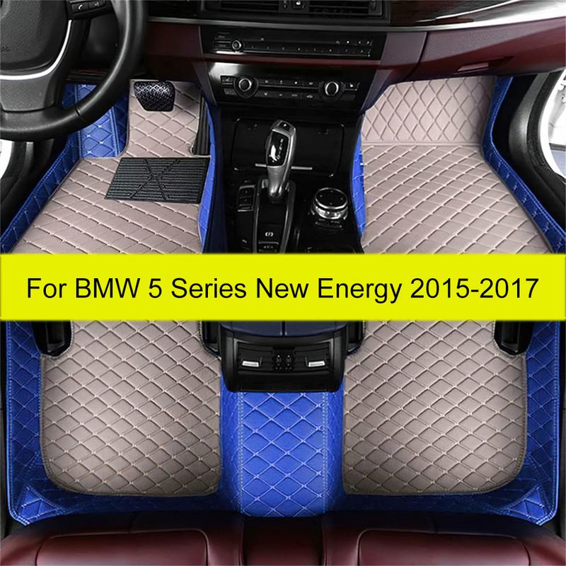 Car Floor Mats For BMW 5 Series New Energy 520e 530e 545e 2015 2016 2017  Auto Foot Pads Carpet Cover Interior Accessories