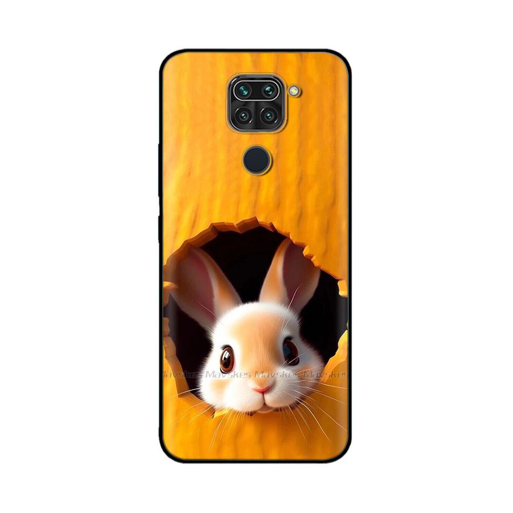 Cute Panda Back Cover For Redmi Note 9 Case For Xiaomi Redmi Note 9 Cases Note9 Soft Liquid Silicone Full Coverage Phone Case