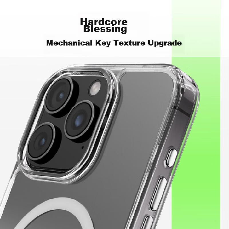 BELKIN (BELKIN) Case for Apple IPhone 15, Transparent Full Coverage Magnetic Phone Protective Case MSA019