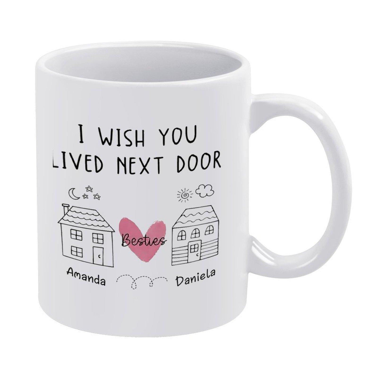 

1 шт. 11 унций Белая керамическая кофейная кружка, Двусторонняя печать в забавном стиле, Термостойкая чашка, Удобный захват, Можно мыть в посудомоечной машине, Подарок для ежедневного использования