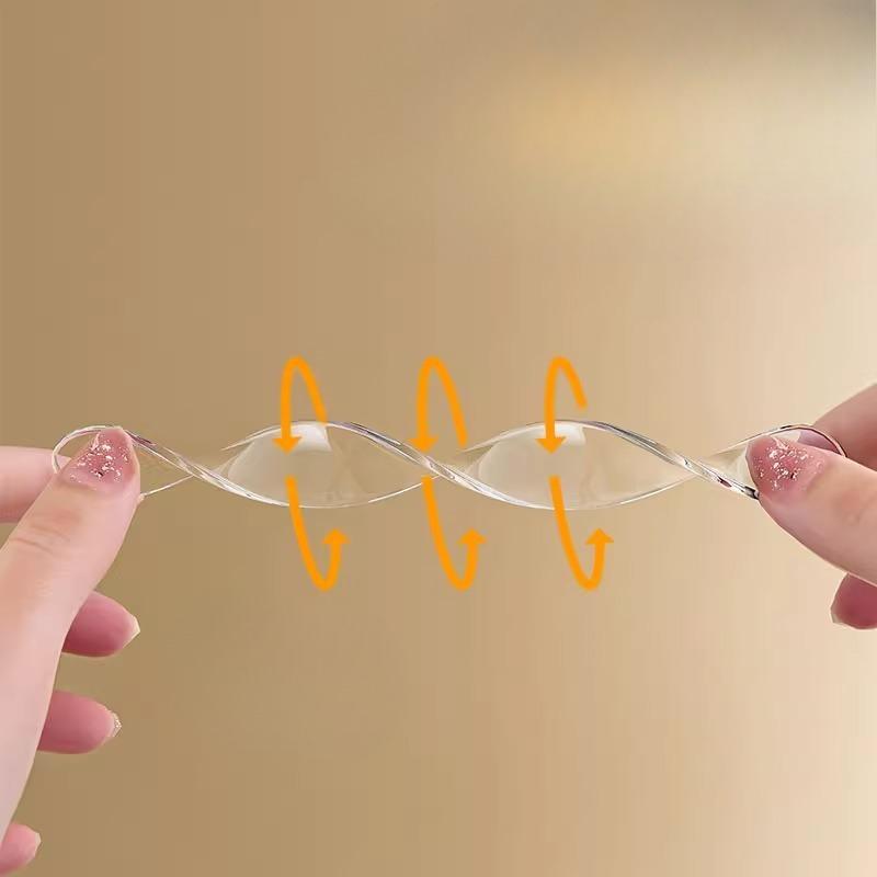 Thickened Silicone Transparent and Seamless Anti-collision Strips for Door Handles and Refrigerator Cabinet Doors