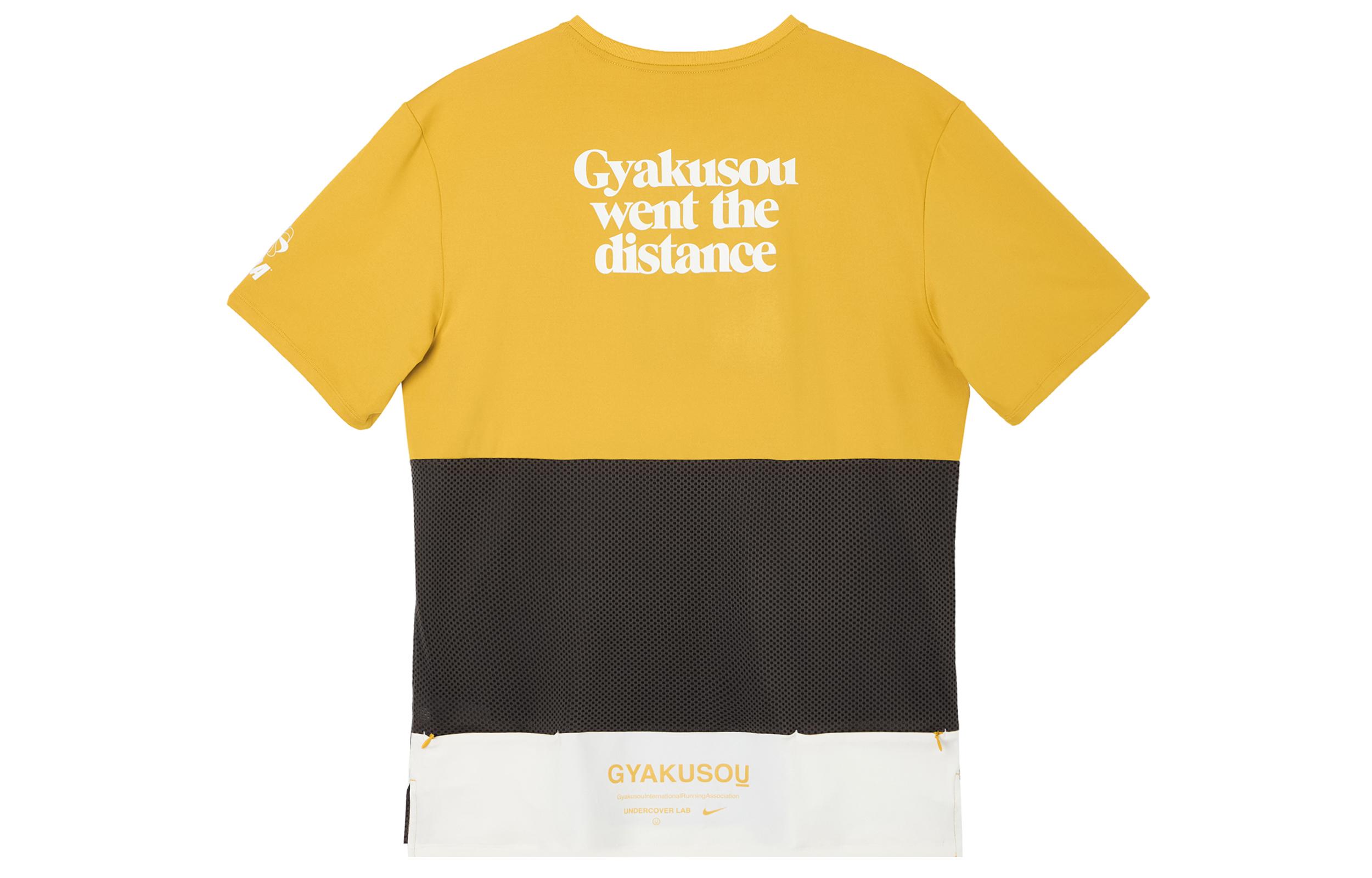 

Nike T Shirts Unisex Yellow Crew Neck Moderate Straight Fit CD7112-793 M