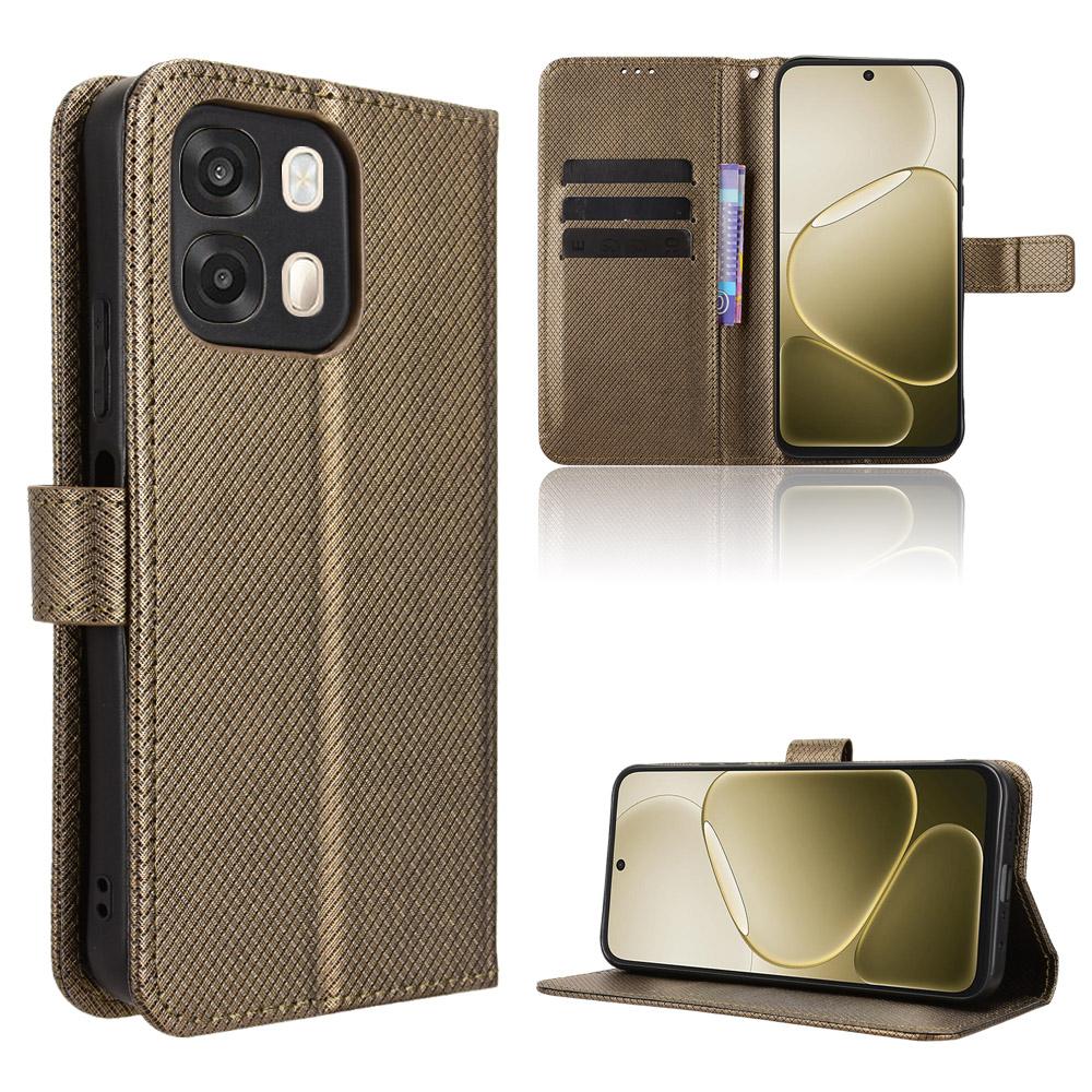 Flip-Hülle für OPPO A6 / OPPO A6S Ledertasche [Flip Vintage-Leder] Stoßfest Langlebig Retro Handyhülle