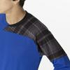 Volleyball Game Shirt, Long Sleeve, Graphic Print, Unisex, Adult, Surf Blue/Black, Size M, V2MAB121