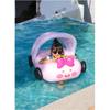 Inflatable Cartoon Car Seat Boat With Sunshade Steering Wheel For Children Swimming Activities