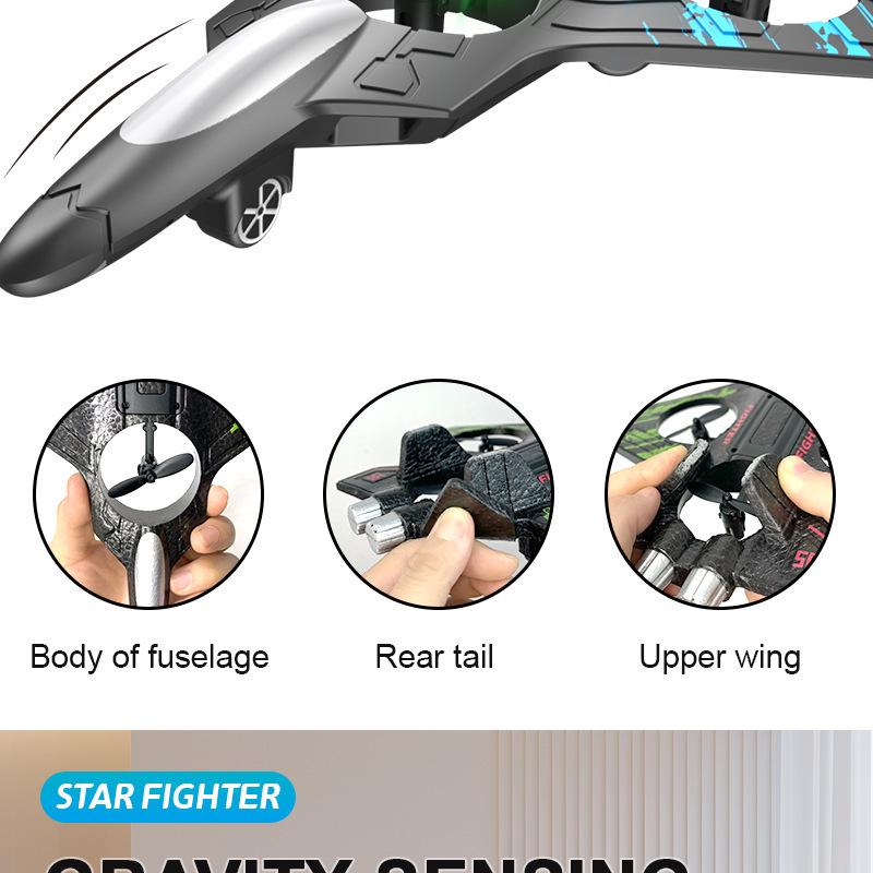 Gravity-Sensing Foam Drone: Stunt-Ready, Anti-Collision, Fall-Resistant 4-Axis Aircraft