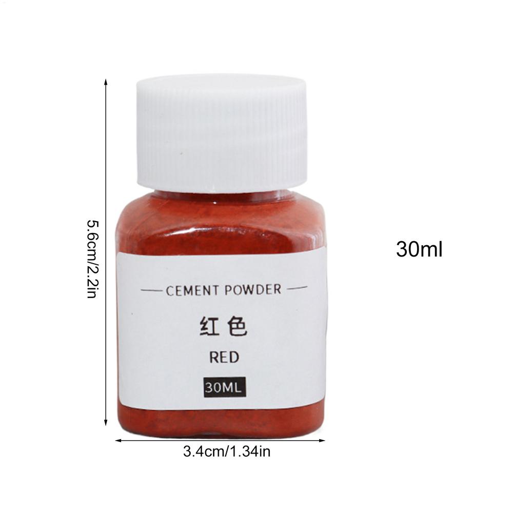 Cementový prášek barvivo na beton 30ml sádrový pigment barvivo na sádrovou omítku tmel spárovací hmota keramická mléčná barva barvení