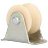 50mm VType Groove Wheel Heavy Duty Rigid Caster with 2.5mm Bracket for Lifting Equipment