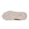 Anta Little Millennium Stoff Synthetisches Leder Gummi Sommer Dicke Sohle Schuhe Niedriger Schaft Freizeitschuhe Damen Sneaker Weiß Braun 922638811-4